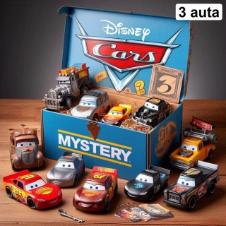 Disney Pixar Cars (Auta) - 3 auta - Mystery box (náhodný výběr)