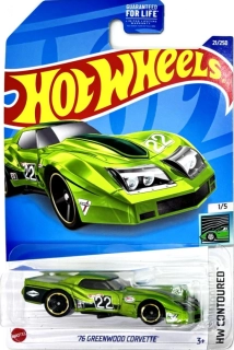 HOT WHEELS - '76 Greenwood Corvette Green (F6)