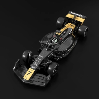 Hot Wheels - F1 The Movie Vehicle - Black-Gold JMT03