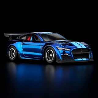 Hot Wheels - RLC 2022 Ford Mustang Shelby GT500 Code Red - Blue JJY59