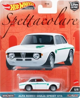 Hot Wheels Premium - Alfa Romeo Giulia Sprint GTA White (D)