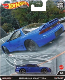 Hot Wheels Premium - Mitsubishi 3000GT VR-4 Blue (D)