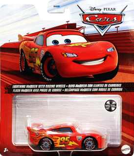 Cars (Auta) - Lightning McQueen with Racing Wheels (Blesk)